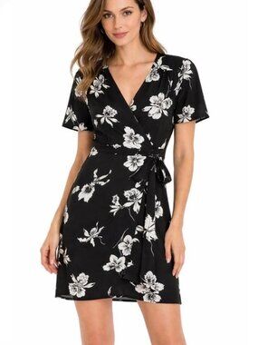 The Kooples Orchid Scarf Wrap Dress